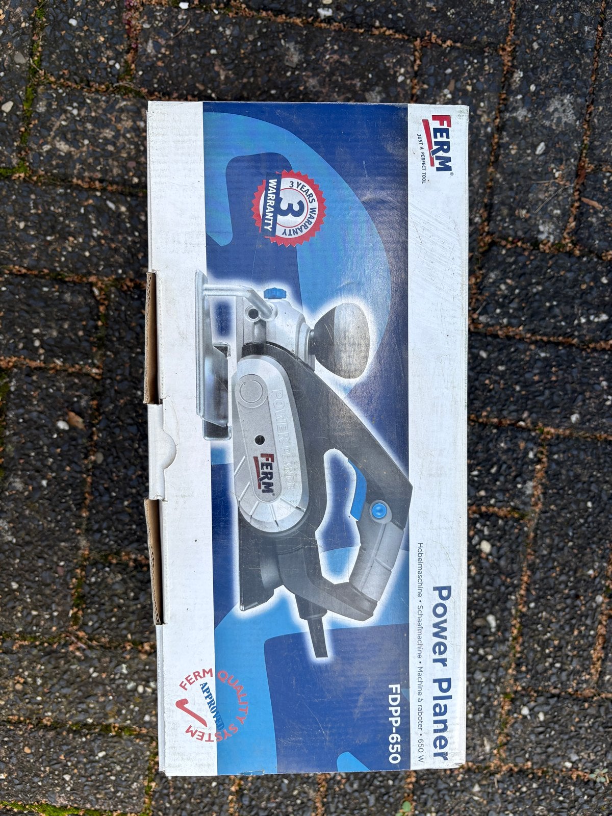 Ferm Power Planer FDPP-650 - in originele doos, Ophalen, Zo goed als nieuw