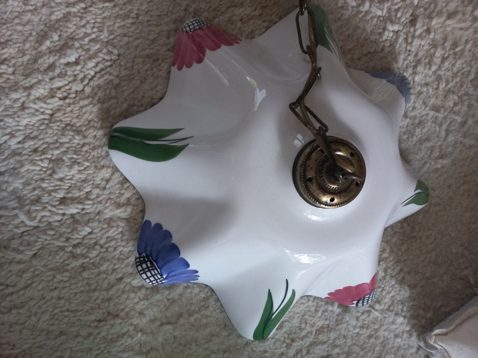 Oude Franse hanglamp, Antiek en Kunst, Ophalen of Verzenden