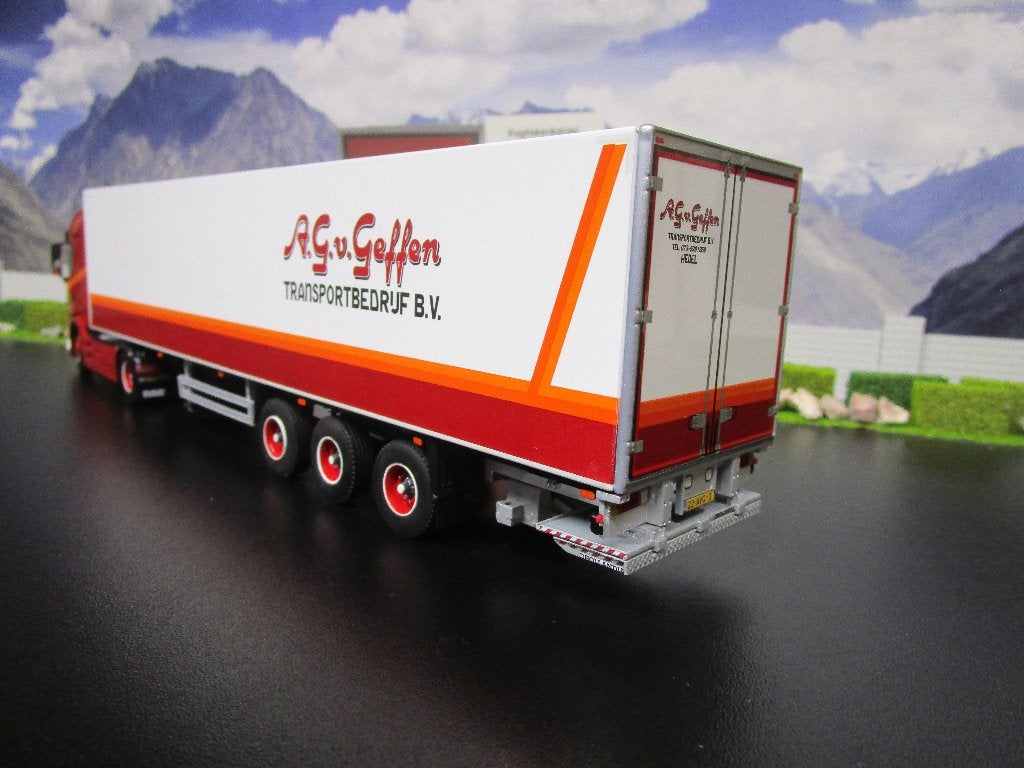 nieuw wsi DAF XG+ A.G VAN GEFFEN HEDEL EXCLUSIEF MODEL, Hobby en Vrije tijd, Ophalen of Verzenden, Nieuw, Bus of Vrachtwagen, Wsi