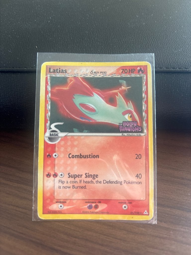 Latias delta species (stamped) holo, Hobby en Vrije tijd, Verzamelkaartspellen | Pokémon, Ophalen of Verzenden, Gebruikt, Losse kaart