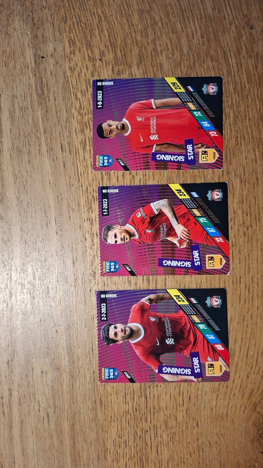 FIFA 365 Panini Adrenalyn XL 2023 Liverpool Spelerskaarten, Ophalen of Verzenden, Zo goed als nieuw, Buitenlandse clubs, Spelerskaart