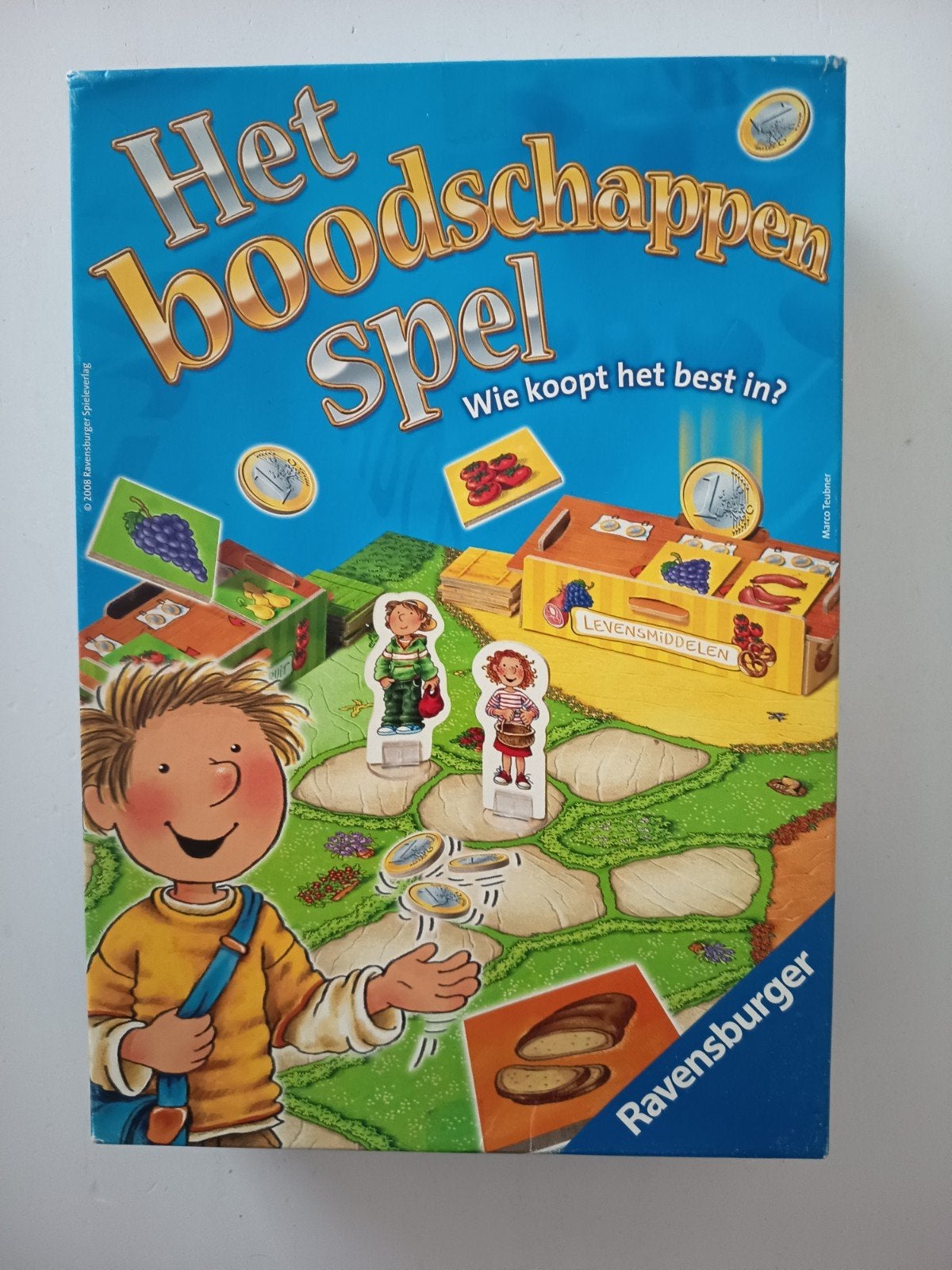 Boodschappenspel, Hobby en Vrije tijd, Gezelschapsspellen | Bordspellen, Ophalen of Verzenden, Zo goed als nieuw, Ravensburger