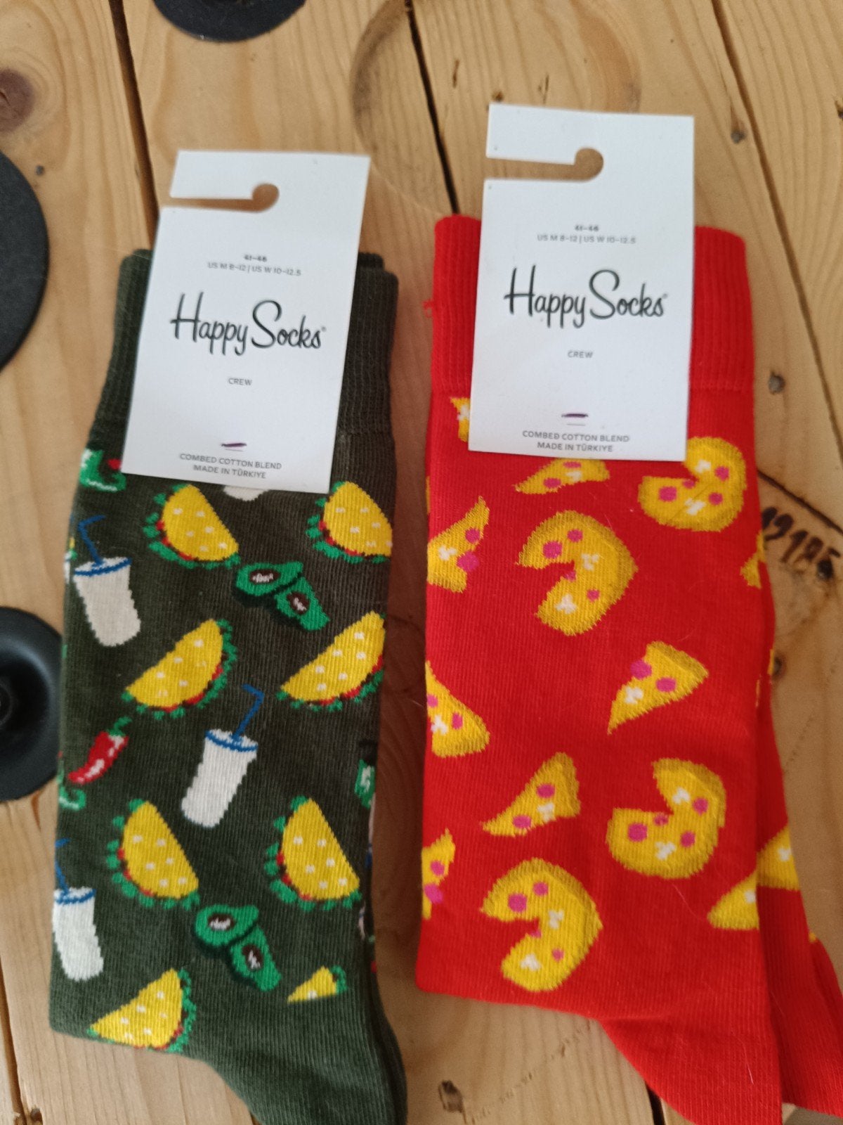 Happy Socks - Tacos & Pizza Sokken (2 paar), Ophalen of Verzenden, Nieuw, Overige maten
