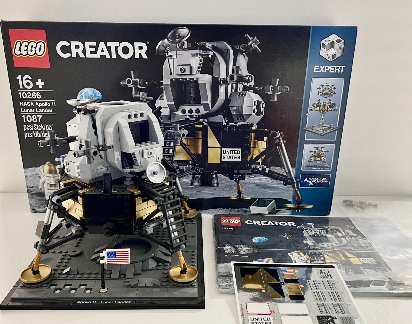 Lego NASA Apollo 11 Lunar Lander, Lego, Ophalen of Verzenden, Zo goed als nieuw, Compleet
