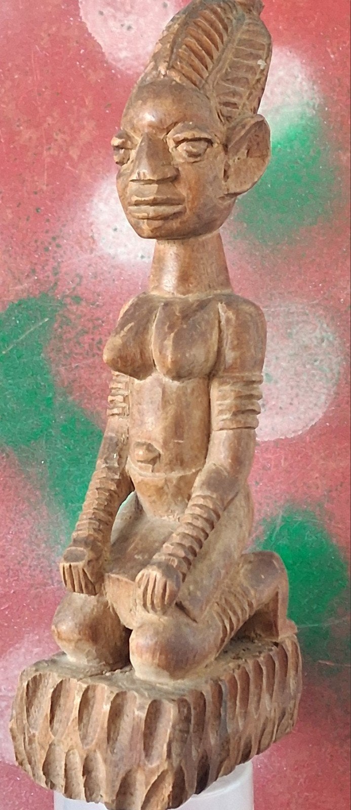 Fetisj.  Yoruba. Afrika. Female. 21 cm., Ophalen
