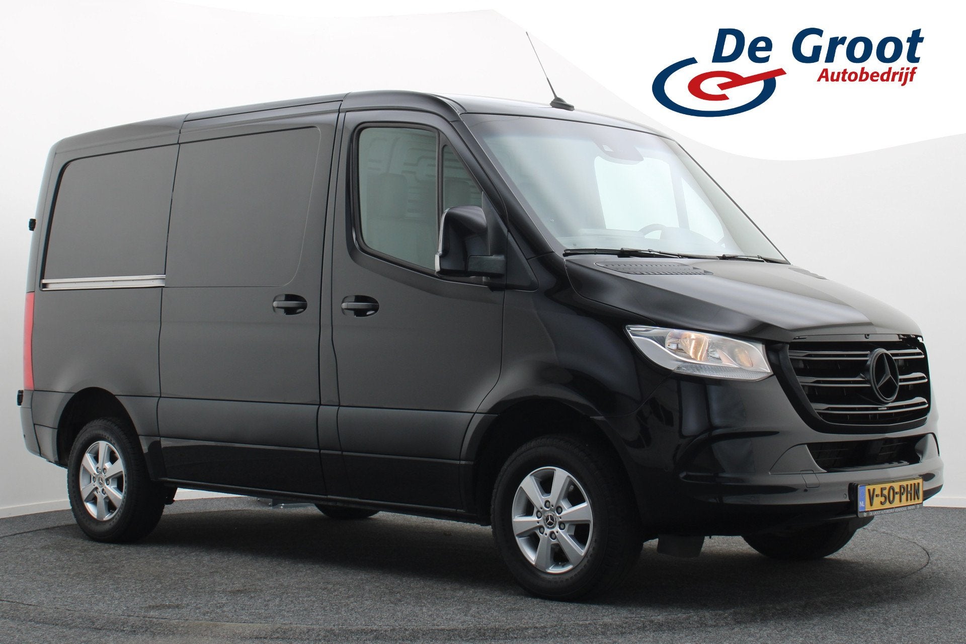 Mercedes-Benz Sprinter 315 CDI Automaat L1H1 Camera, Leer, A, Auto's, Bestelauto's, Achterwielaandrijving, Gebruikt, Zwart, 4 cilinders
