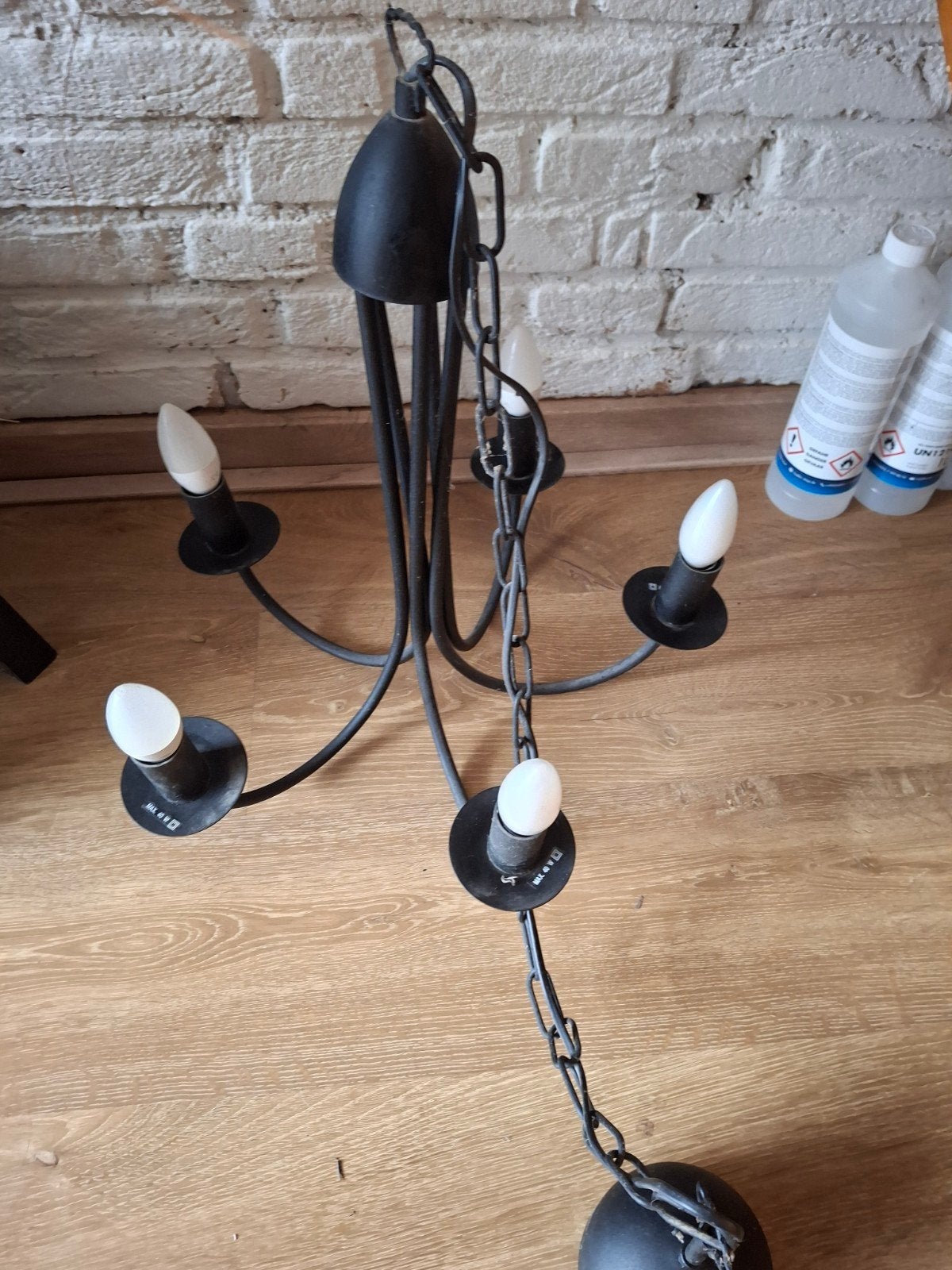 Kroonluchter inc.lampjes, Verzenden, Zo goed als nieuw, Minder dan 50 cm