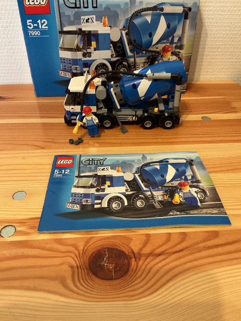 Lego City set 7990, Betonmixer., City, Lego, Inclusief accessoires, Ophalen of Verzenden