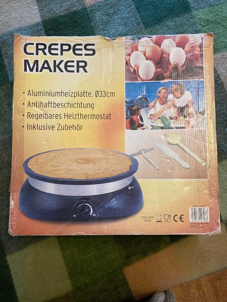 Crepes maker, Ophalen, Zo goed als nieuw