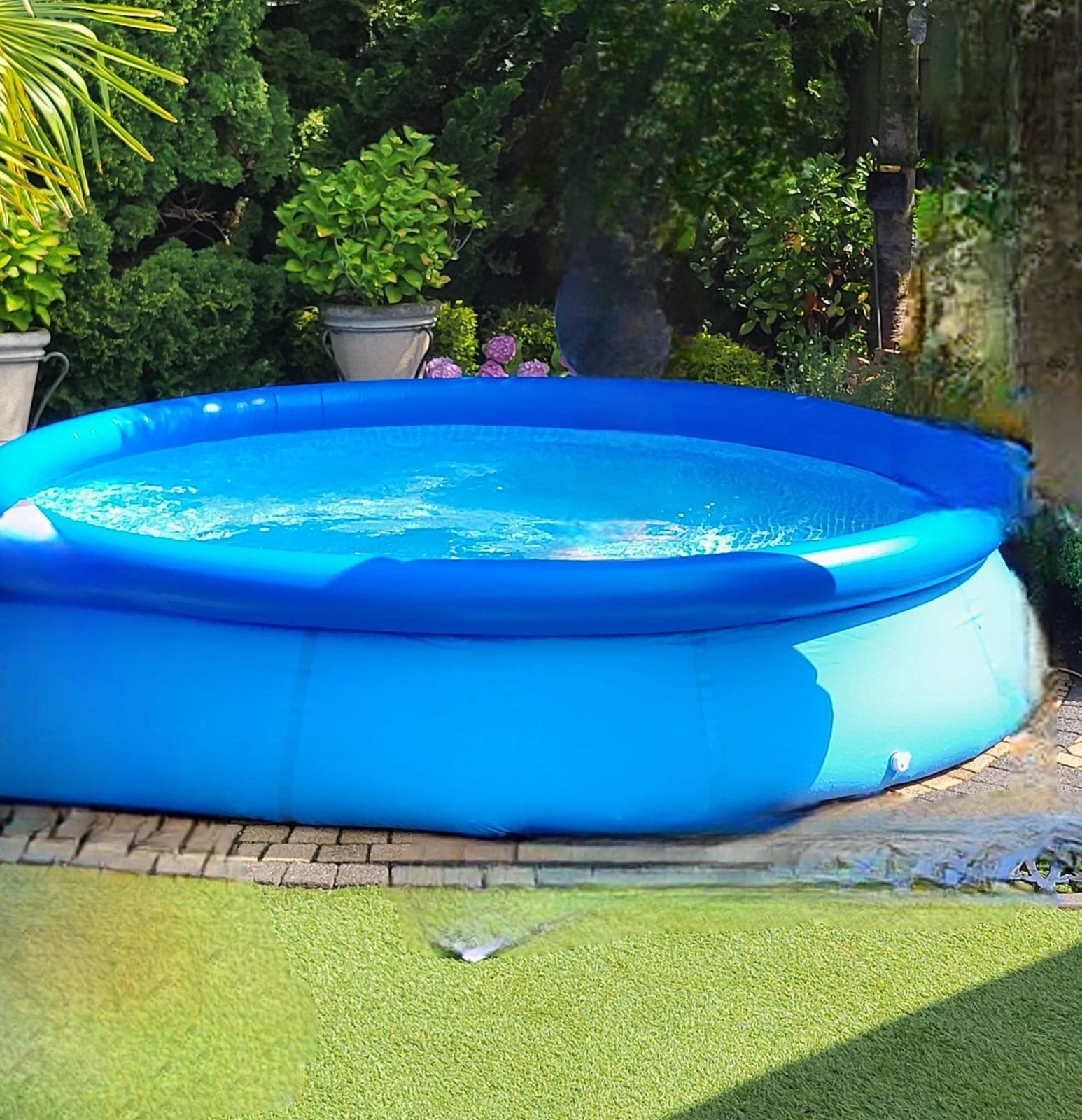 Intex zwembad met filterpomp en accessoires, Ophalen, Rond, Zo goed als nieuw, Opzetzwembad