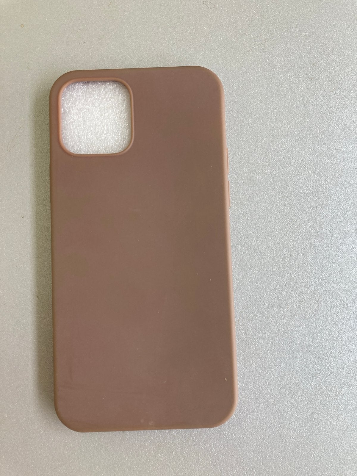 Siliconen Hoesje voor iPhone 12/12 Pro - Bruin, Telecommunicatie, Mobiele telefoons | Hoesjes en Frontjes | Apple iPhone, Overige merken