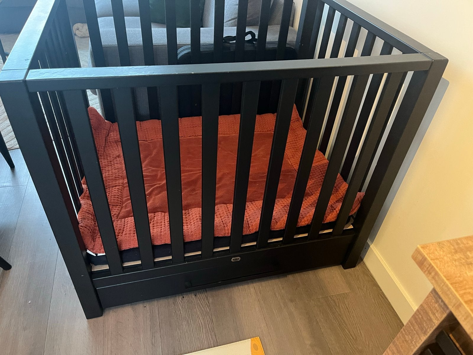 TWF Box Luna Met Lade Zwart - Gratis ophalen, Ophalen, Gebruikt, Vierkant, Lade