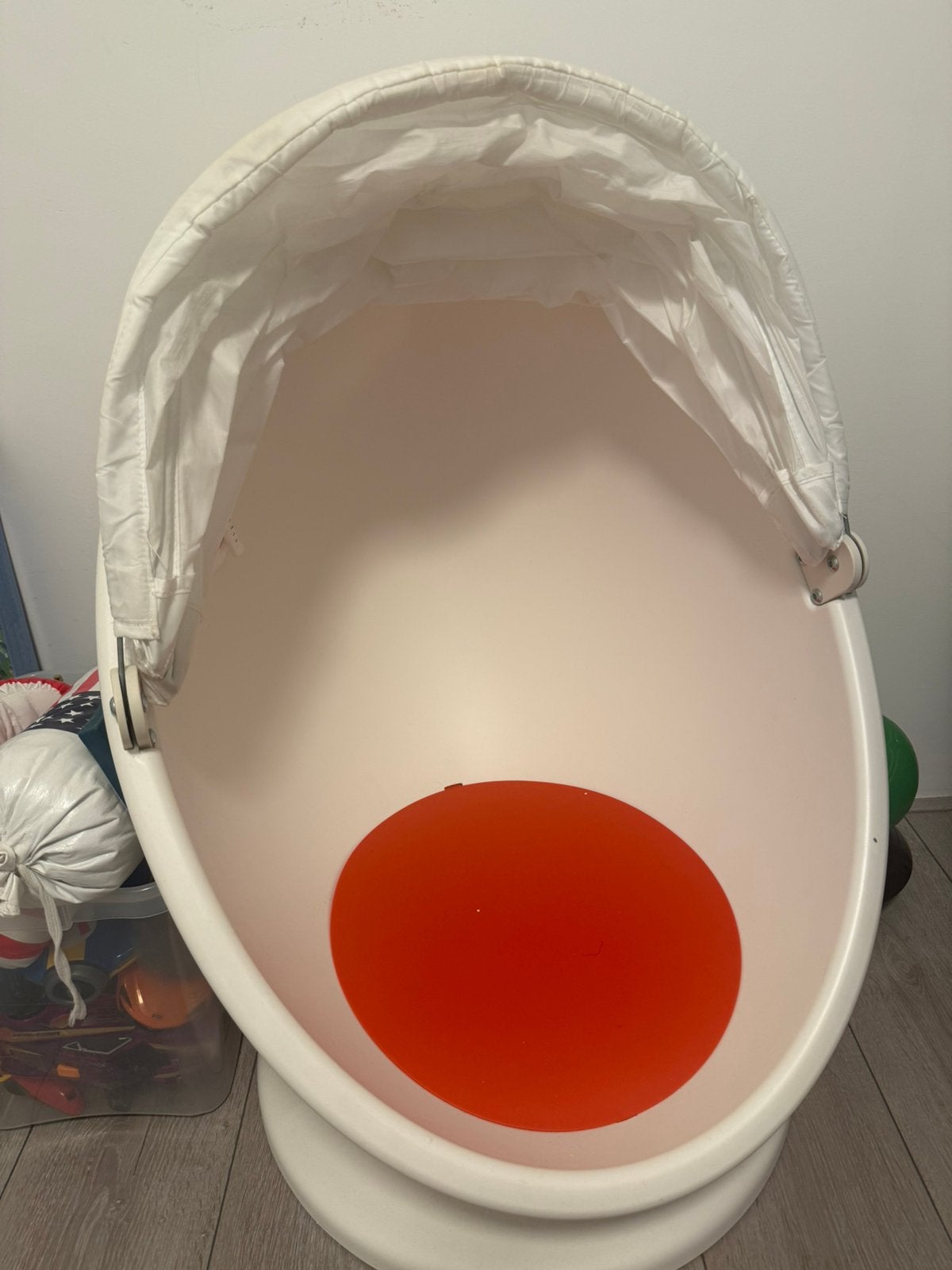 Ikea ei stoel wit, Kinderen en Baby's, Ophalen of Verzenden, Zo goed als nieuw