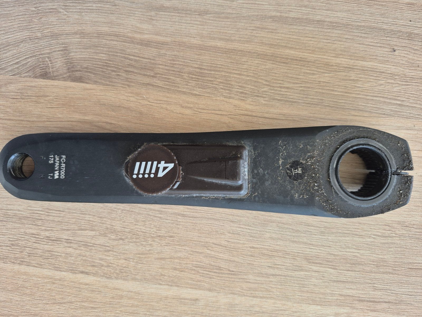 4iiii Precision Powermeter Shimano 105 FC-R7000 175mm, Crankstel of Pedalen, 4iiii, Gebruikt, Ophalen of Verzenden