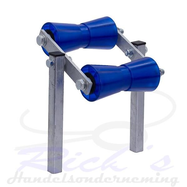 Rollenset / rollenwip 2 delig – 2 kunststof (PVC) kielrollen, Info@rickshandel.nl, Overige typen, Nieuw, Ricks Handelsonderneming