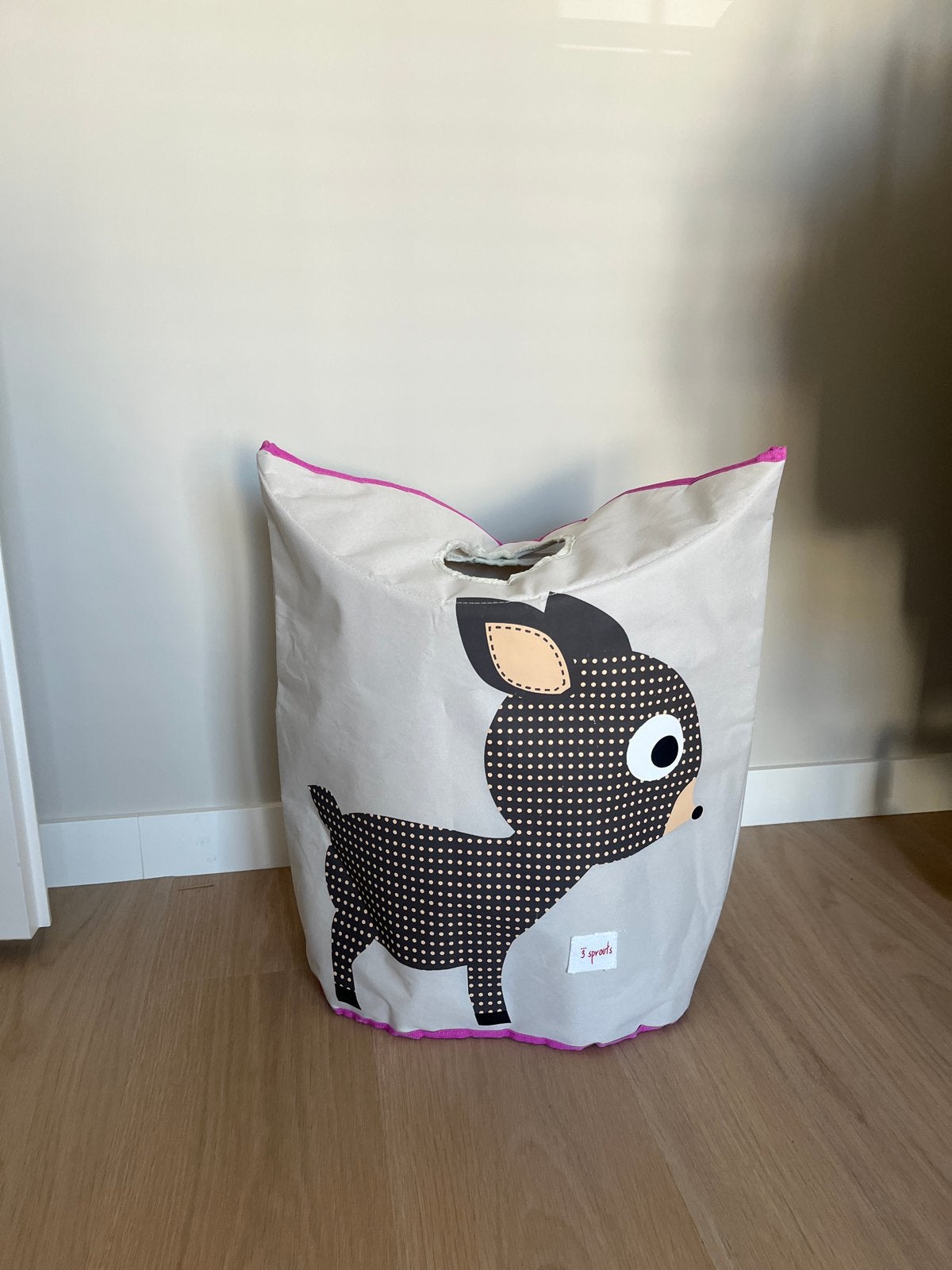 3 Sprouts wasmand/opbergmand met hertje, Ophalen of Verzenden, Gebruikt