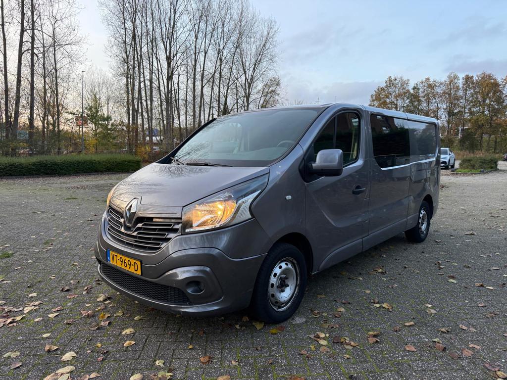 Renault Trafic 1.6 dCi T29 L2H1 Dubbel Cabine 6pers Comfort, Auto's, Bestelauto's, Bedrijf, Te koop, ABS, Airbags, Airconditioning