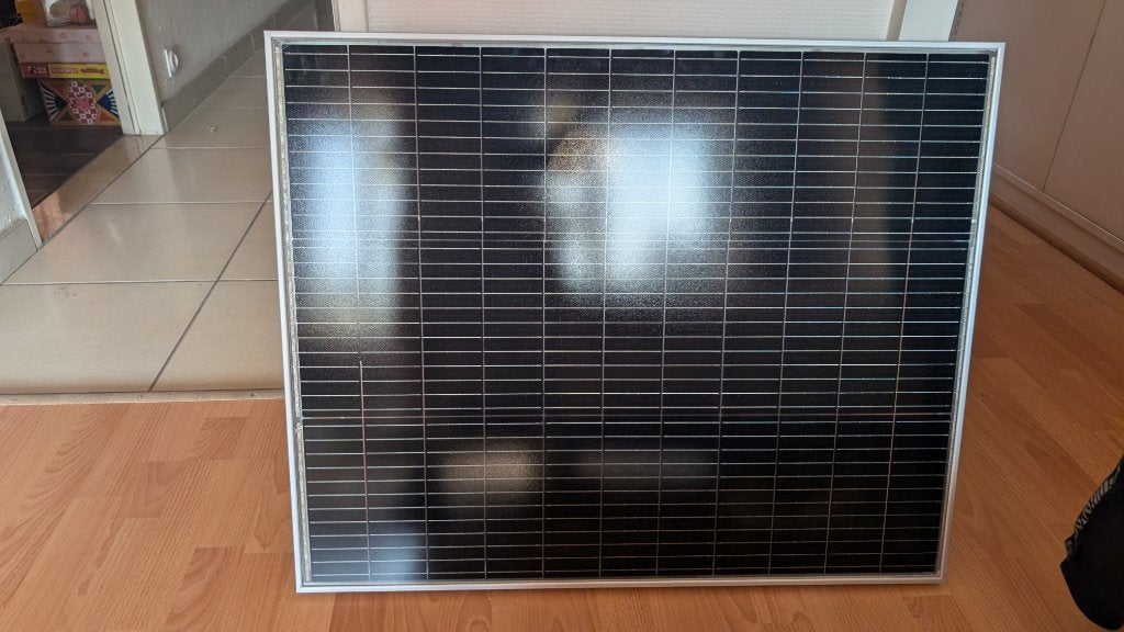 Bifaciale zonnepanelen 100W, Ophalen, Zo goed als nieuw