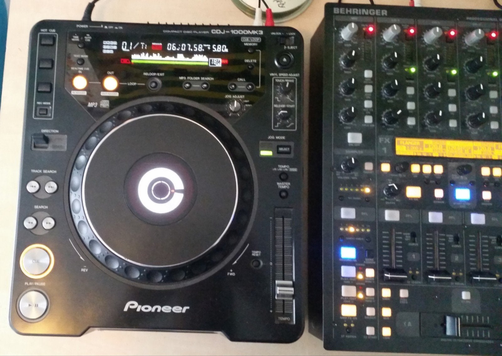 Dj set compleet Pioneer cdj 1000 mk3, Ophalen of Verzenden, Pioneer