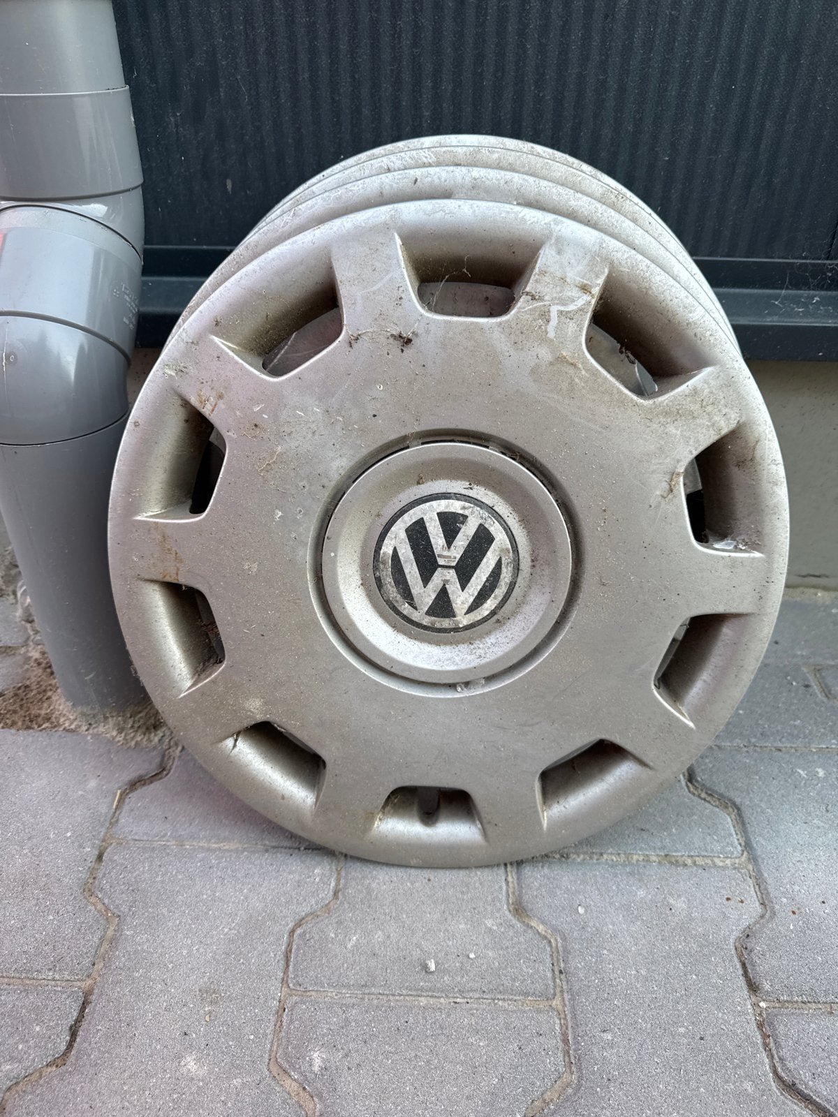 4 Originele Volkswagen wieldoppen - Gebruikt, Ophalen of Verzenden, Gebruikt