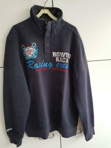 Blauwe sweater maat M, Canda, Gedragen, Verzenden, Maat 48/50 (M)