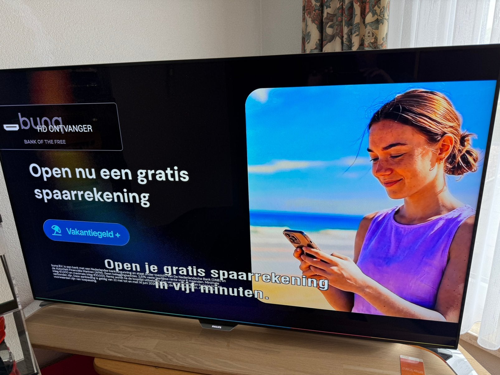 Philips full hd full 3d ambilight tv 9000 serie 55 inch, Ophalen, Philips, 50 Hz, Zo goed als nieuw