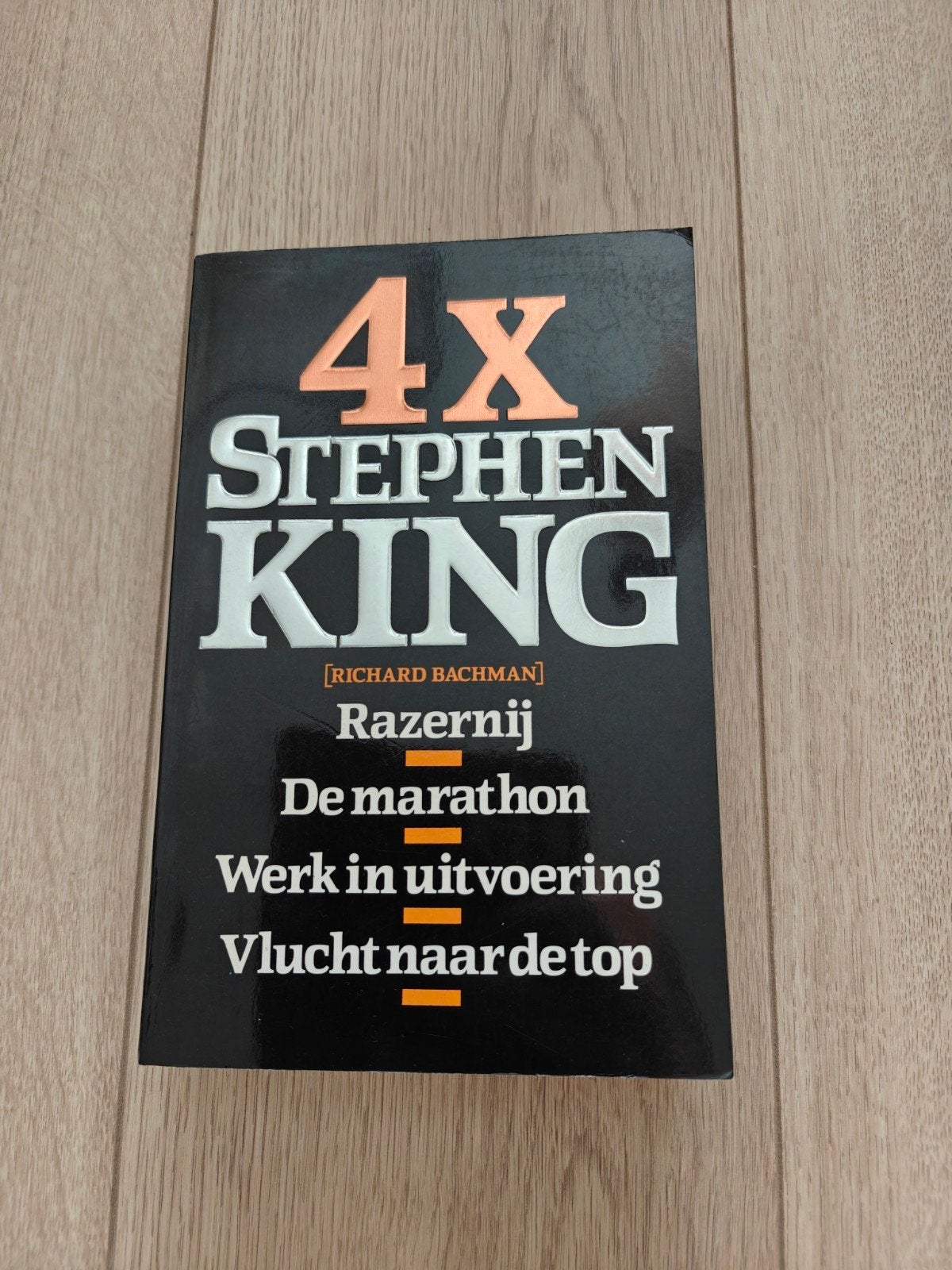 4 x Stephen King [Richard Bachmann] boek, Boeken, Gelezen, Stephen King, Ophalen of Verzenden, Nederland