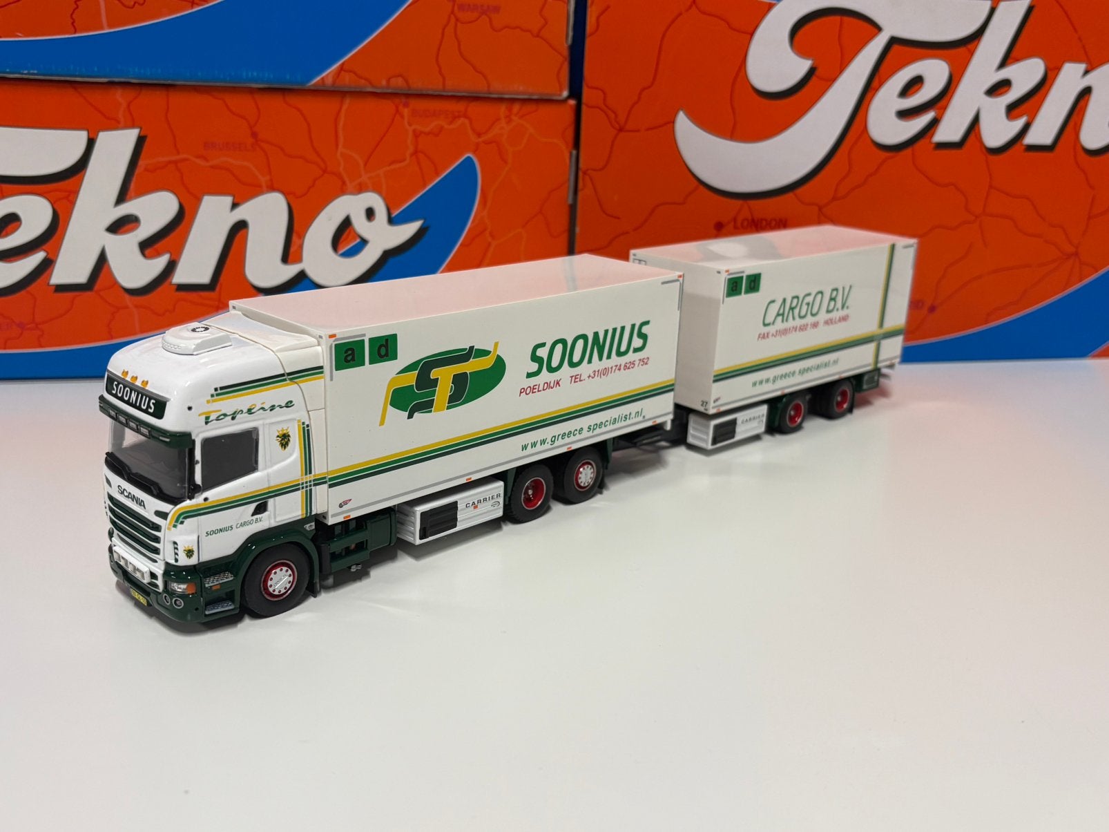 Tekno Soonius, Hobby en Vrije tijd, Ophalen of Verzenden, Zo goed als nieuw, Bus of Vrachtwagen, Tekno