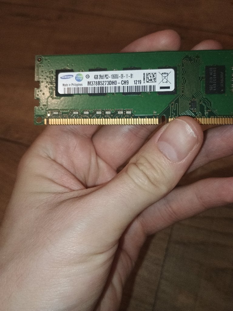 Samsung 4GB DDR3 RAM 1333Mhz (M378B5273DH0-CH9), Computers en Software, RAM geheugen, Gebruikt, DDR3, Ophalen of Verzenden, Desktop