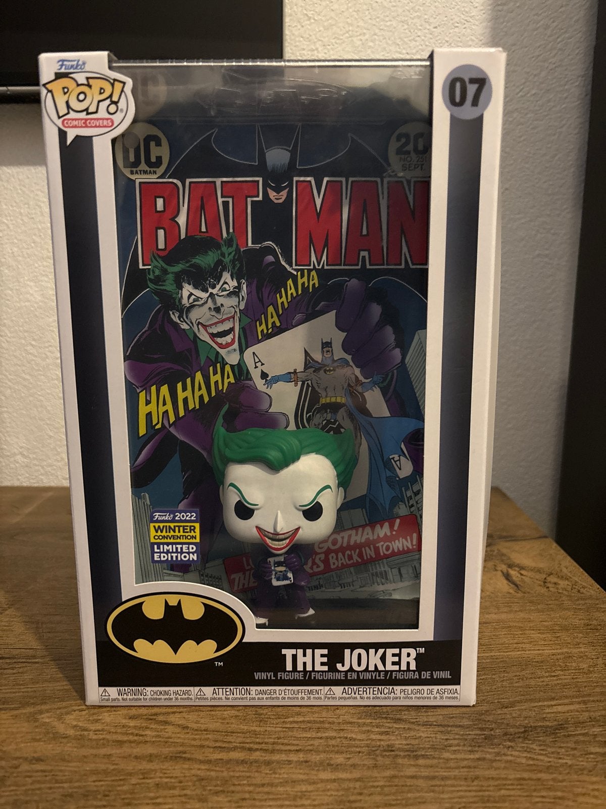 Funko Pop! Comic Covers The Joker Limited Edition, Ophalen, Nieuw, Jongen of Meisje