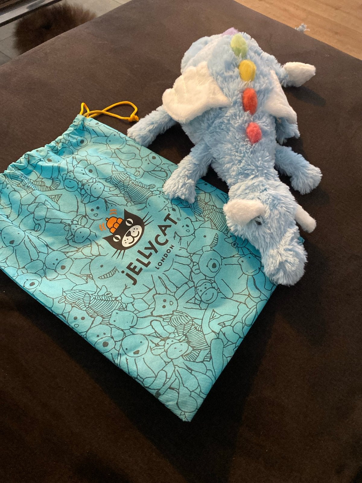 Jellycat Sky Dragon knuffel met label en zakje, Ophalen, Jellycat, Overige karakters, Overige typen