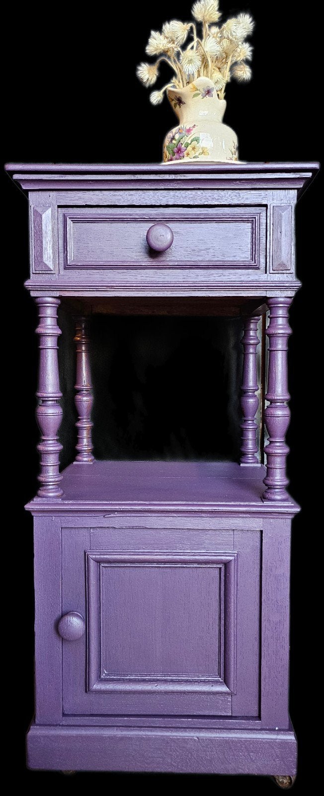 Nachtkastje Velvet Plum, Minder dan 45 cm, Ophalen of Verzenden, Zo goed als nieuw, 70 cm of meer
