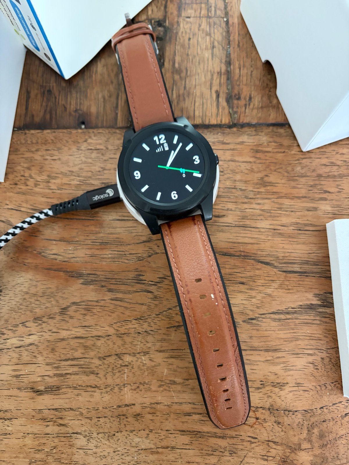 Wuzzi Alert Orion Persoonsalarm Horloge - Zwart/Bruin, Zwart, Ophalen of Verzenden, Zo goed als nieuw, Waterdicht