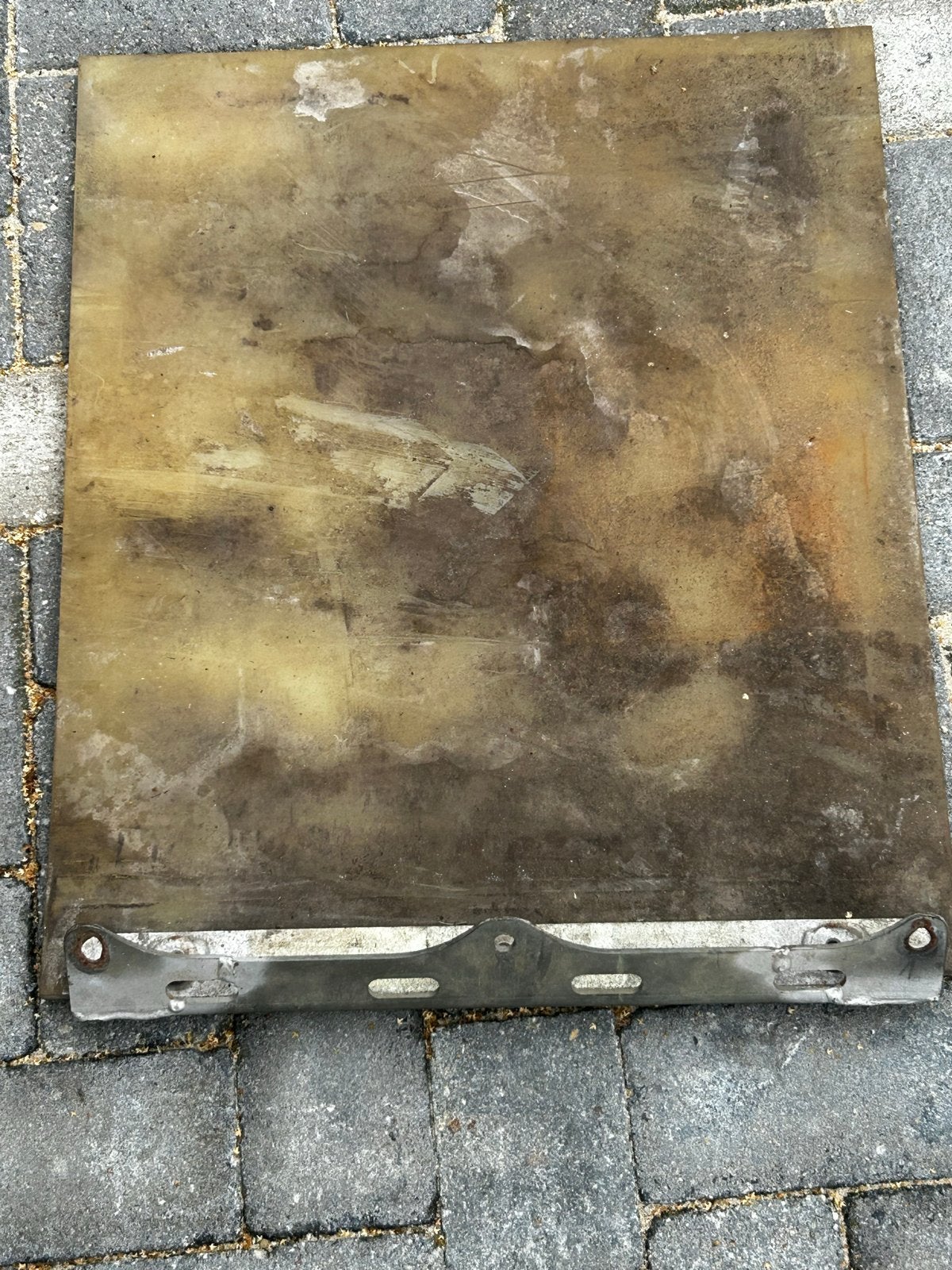 Rubberen mat trilplaat Wacker WP1550, Ophalen, Zo goed als nieuw