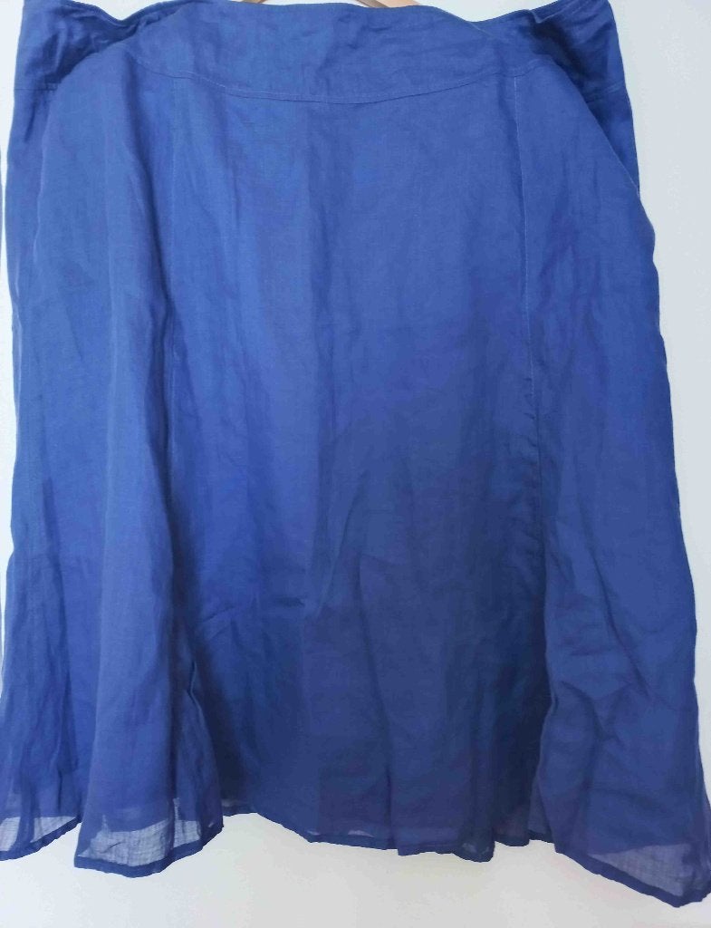 Nieuwe ongedragen fuchsia blauwe Comme ça rok, Blauw, Maat 46/48 (XL) of groter, Nieuw, Onder de knie