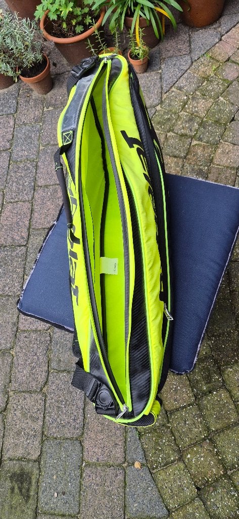 Geel zwarte Babolat tennistas, Ophalen, L00, Zo goed als nieuw, Tas