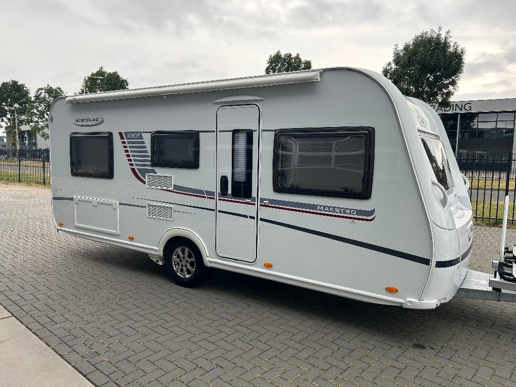 LMC 490 E Maestro enkele bedden 2016 bomvol opties !!!!!, Schokbreker, Rondzit, Particulier, 4 tot 5 meter