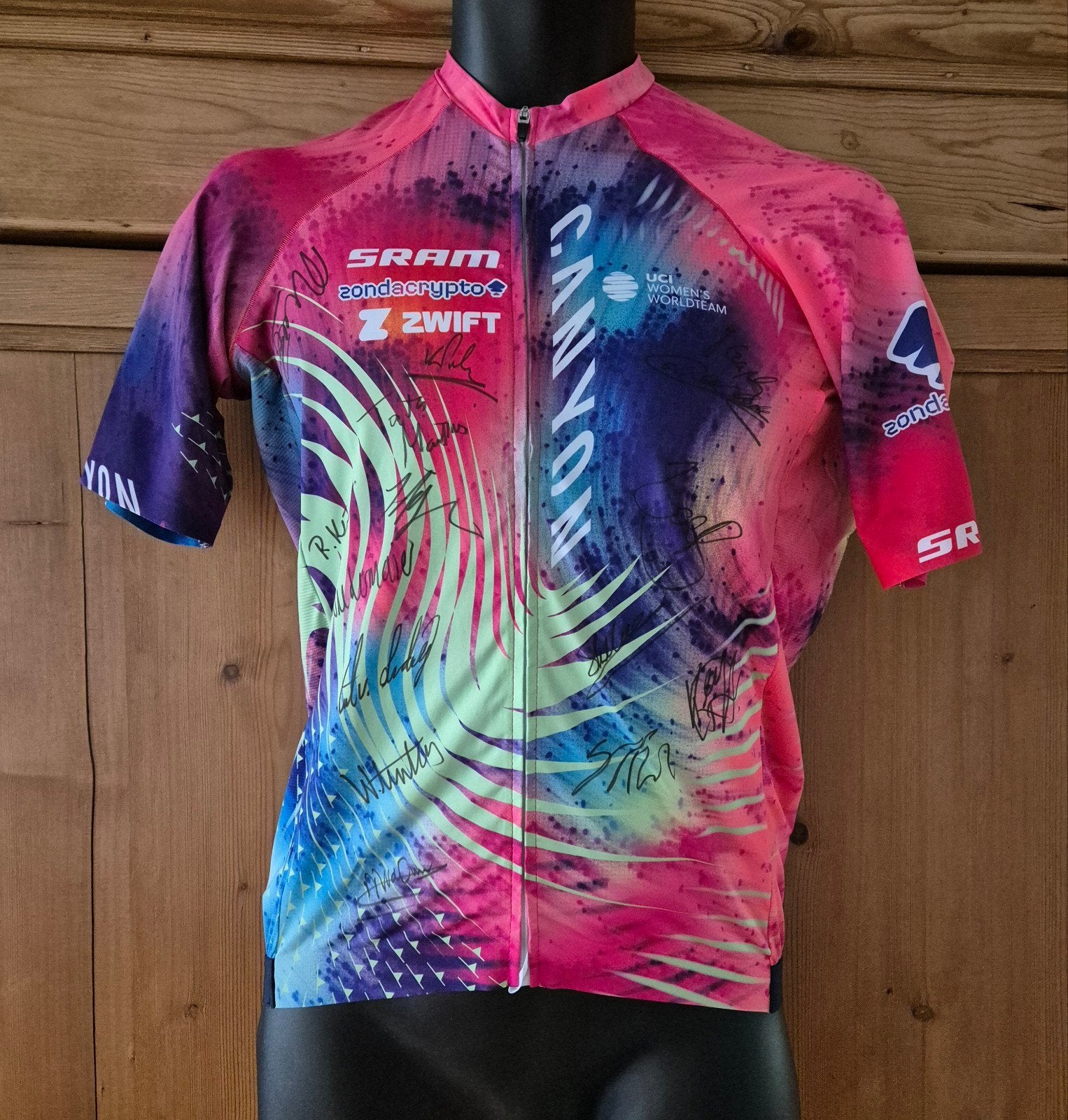 Gesigneerd Canyon-Sram team wielershirt, Ophalen of Verzenden, Kinderen, Bovenkleding
