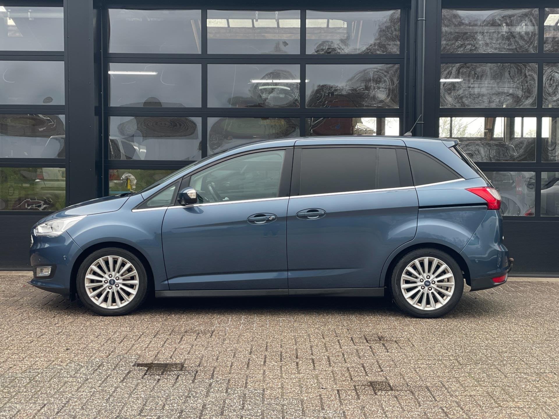 Ford Grand C-MAX, Auto's, Voorwielaandrijving, Gebruikt, Blauw, 1476 kg