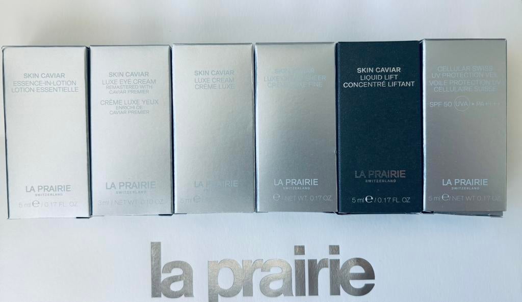 La Prairie Skin Caviar set Essence,lift, crème, SPF50 Nieuw, Verzenden, Nieuw, Gehele gezicht