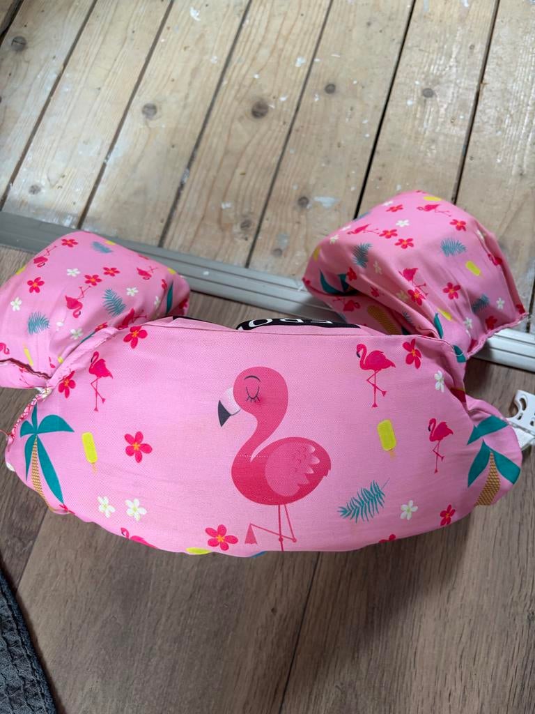 Puddle jumper flamingo - Roze zwemvleugels voor kinderen, Ophalen of Verzenden, Zo goed als nieuw