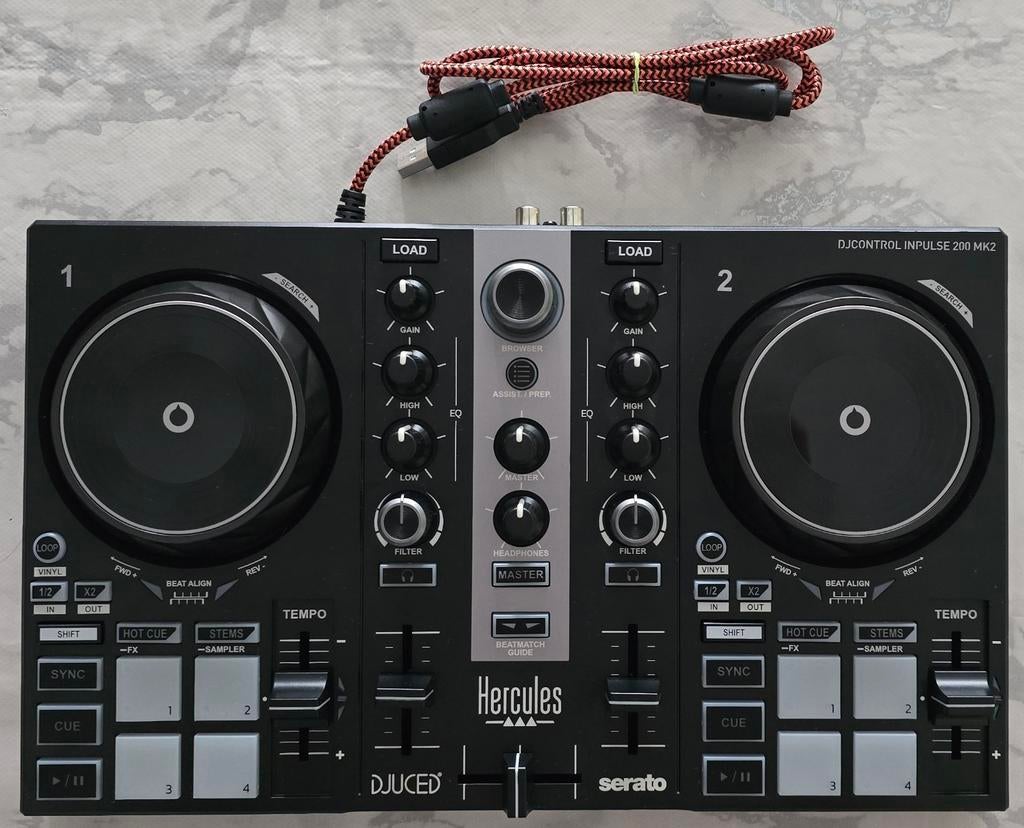Hercules DJControl Inpulse 200 MK2 DJ-controller, Muziek en Instrumenten, Dj-sets en Draaitafels, Ophalen of Verzenden, Zo goed als nieuw