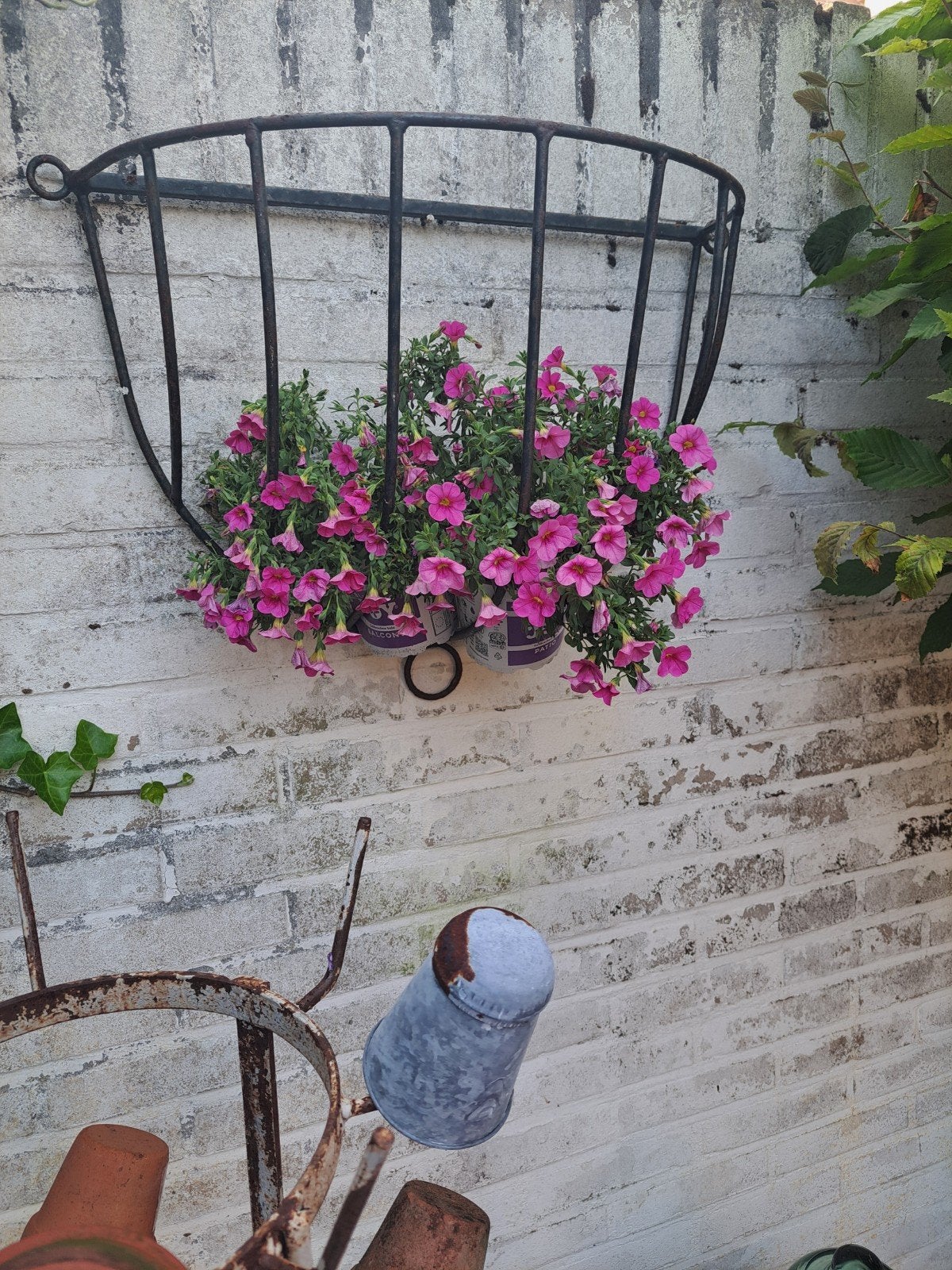 Oude ruif vintage,brocant,antiek tuin,roestig, Gebruikt, Ophalen of Verzenden, X, X