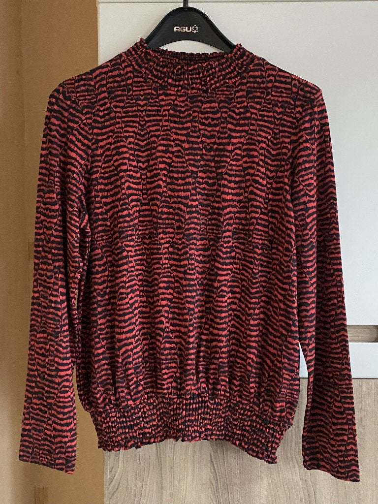 Trui Blouse Top Geisha Zwart Rood Maat 40 M, Maat 38/40 (M), Geisha, Nieuw, Ophalen of Verzenden