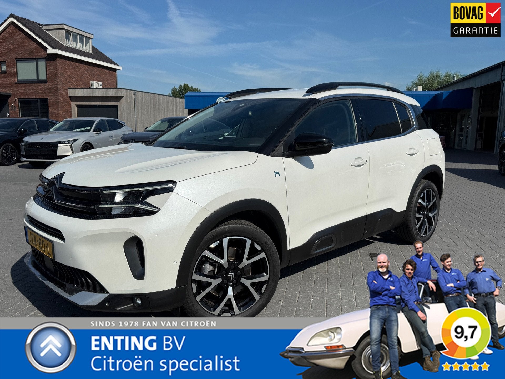 Citroen C5 AIRCROSS 1.6 Plug-in Hybrid 225 EAT8 SHINE CAMERA, Auto's, Citroën, Gebruikt, Euro 6, 4 cilinders, C5 Aircross