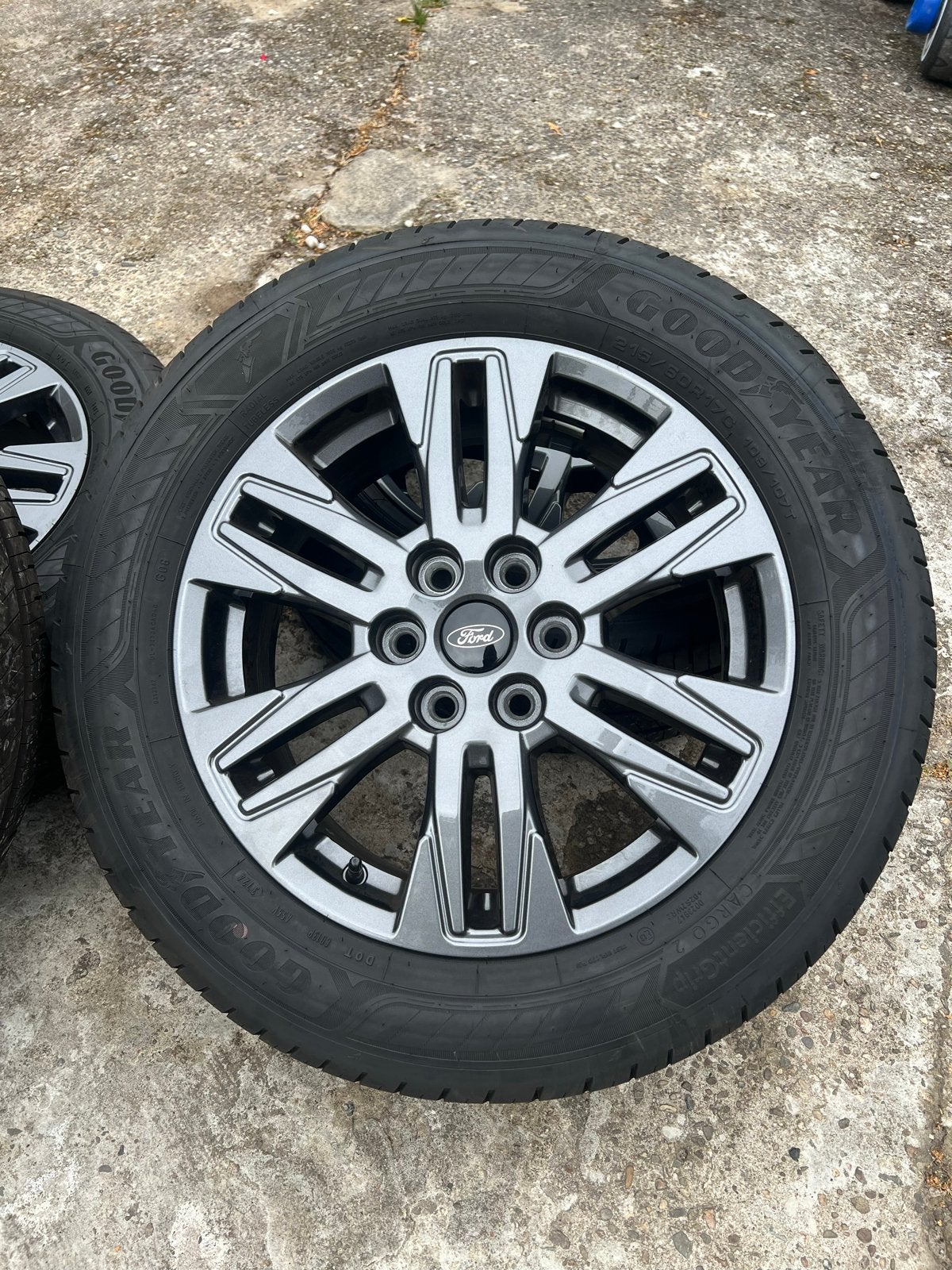 Ford velgen Transit Custom 17 inch met Goodyear banden, Ophalen, Banden en Velgen, Nieuw, 17 inch