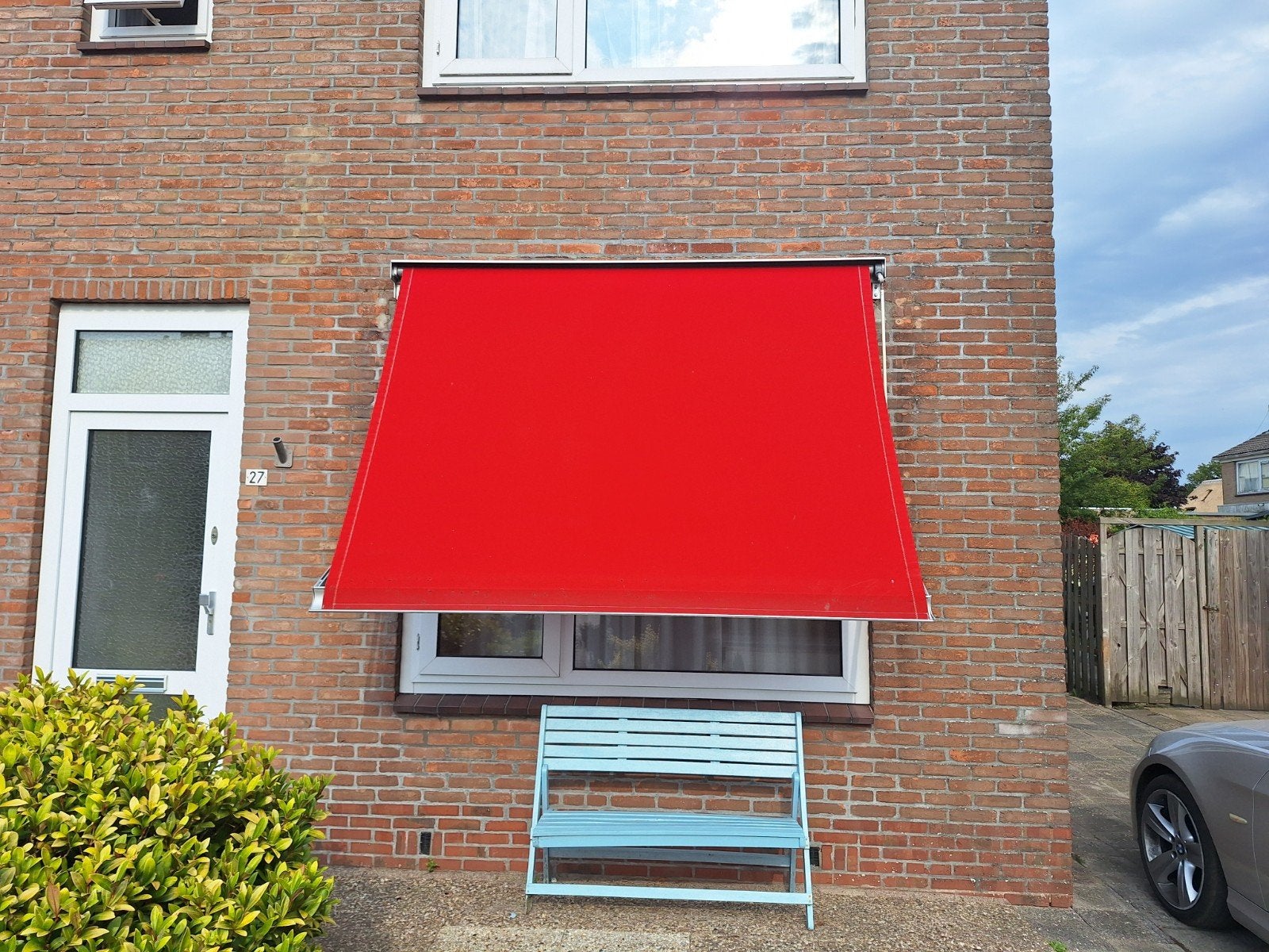 Zonnescherm, Tuin en Terras, Zonneschermen, Ophalen, Gebruikt, Minder dan 250 cm, 150 tot 300 cm