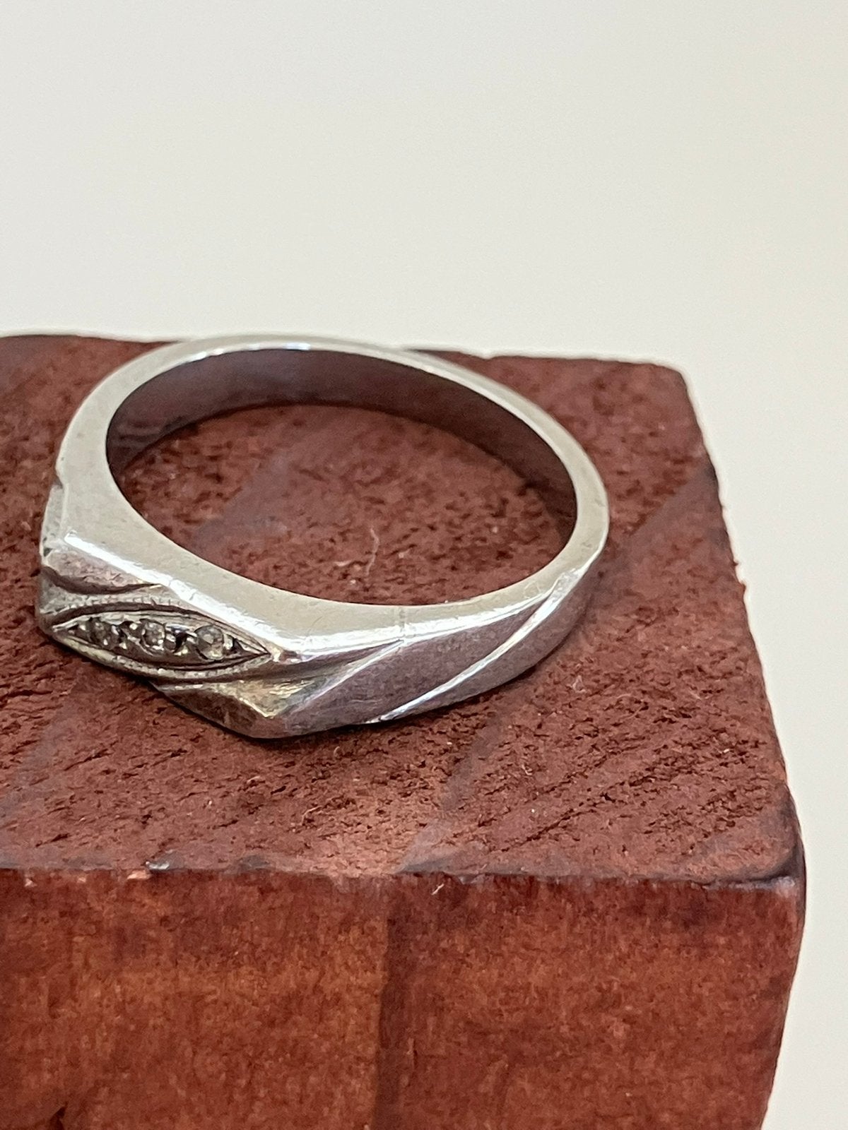 Zilveren ring, Sieraden, Tassen en Uiterlijk, Ophalen of Verzenden, Dame, Zilver, Kleiner dan 17
