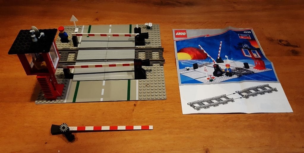 Lego System Treinen + overgang: 4558, 4564, 4539 compleet, Ophalen, City, Lego, Inclusief doos
