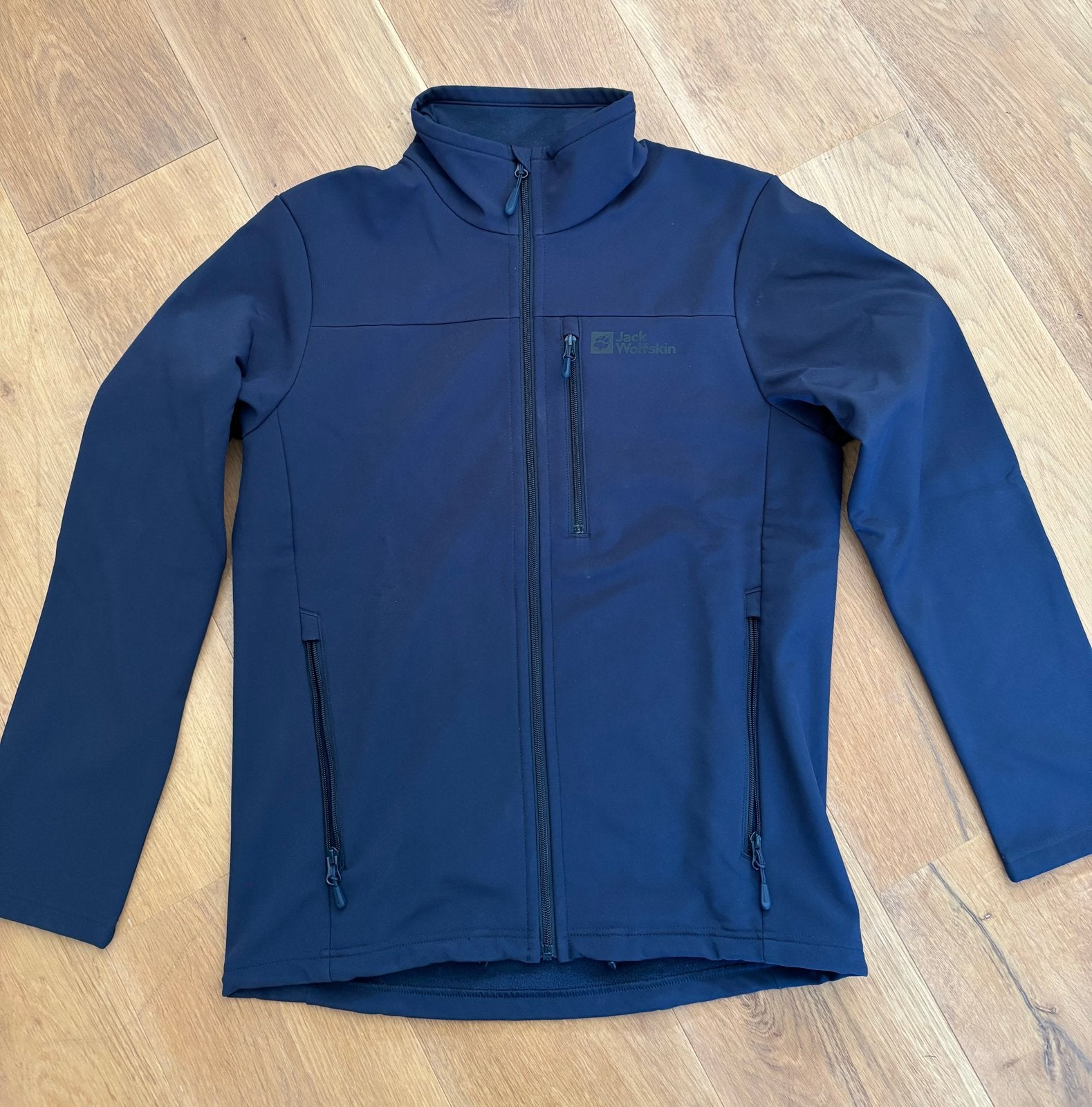 Jack Wolfskin Softshell Jas - Maat S, Ophalen of Verzenden, Zo goed als nieuw, Maat 46 (S) of kleiner, Blauw